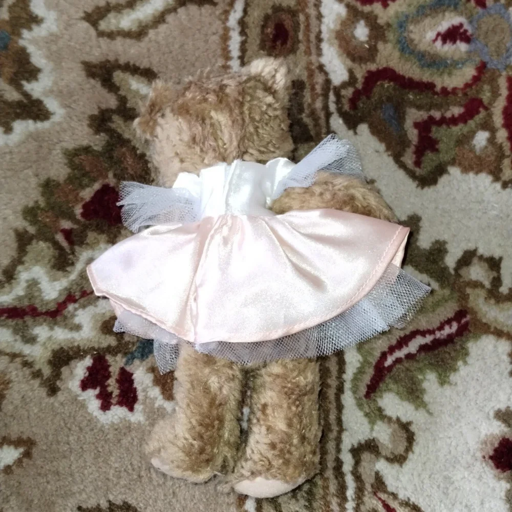 Porcelain Doll and Bear Set